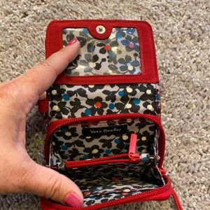 Vera Bradley compact red wallet
